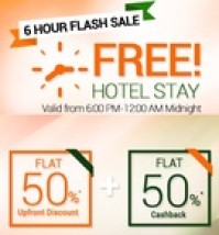 For 2000/-(50% Off) Goibibo 50% discount + 50% cashback on Domestic Hotels at Goibibo