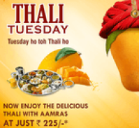 For 225/- Unlimited Thali at Rajdhani Resturant (Valid Today) at Rajdhani