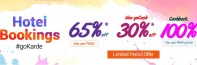 Get 75% Off on Hotels + 30% Gocash Usage available at Goibibo