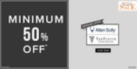 For 2500/-(50% Off) Get Min. 50% Off on Van Heusen & Allen Solly + Additional 20% off on Midnight Sale + Extra 15% Mobikwik Cashback at Trendin
