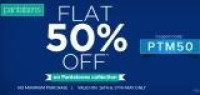 Flat 50% Off ,No Minimum Purchase + 10% Paytm CashBack at Trendin