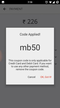 For 150/-(50% Off) Get Flat Rs. 150 Off on 300 (payment via CC/DC only) at Faasos
