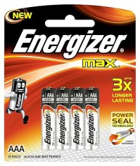 For 259/-(33% Off) Energizer MAX Alkaline Battery Pack of 4 at Amazon India