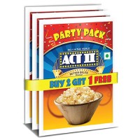 For 120/- Act II Instant Popcorn Party Pack, Butter Delite, 3x150g=450gm {BTGO} at Amazon India