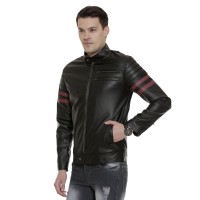 For 699/-(53% Off) Leather Retail Men's Wolverine Faux Leather Jacket at Amazon India