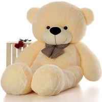 For 485/-(85% Off) CLICK4DEAL 4 Feet Cream Teddy Bear - 122Cm at Amazon India