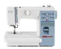 For 15794/-(21% Off) Usha Janome Automatic Stitch Magic Sewing Machine (White And Blue) at Amazon India
