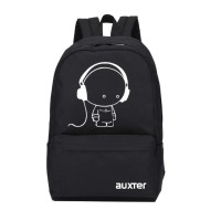 For 396/-(60% Off) AUXTER Music 15 LTR Black Casual Backpack at Amazon India