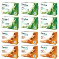 For 264/-(50% Off) Himalaya Herbals Neem and Turmeric Soap, 125g (Pack of 6) and Himalaya Herbals Honey and Cream Soap, 125g (Pack of 6) at Amazon