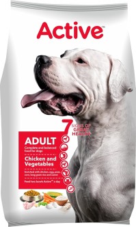For 46/-(80% Off) Active Chicken and Vegetable Adult Dog Food, 1.2 kg at Amazon India