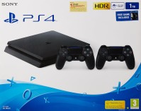 For 23980/-(34% Off) Sony PS4 Slim 1TB Console (Free Games: TLOU and DS4) at Amazon India