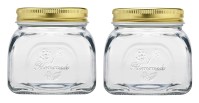 For 117/-(56% Off) Pasabahce Homemade Jar with Metal Lid, 300ml, Set of 2 at Amazon India