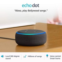 For 1999/-(56% Off) Echo Dot (3rd Gen) - Smart speaker with Alexa (Black) at Amazon India