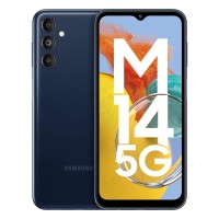 For 12530/-(34% Off) Samsung Galaxy M14 5G (Berry Blue, 6GB, 128GB Storage) at Amazon India