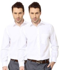For 349/-(80% Off) Koutons Outlaw White Formal Regular Fit Shirt at Snapdeal