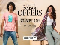 Myntra Best Of Season Offer Sale(1st - 2nd August) 30% - 60% Off at Myntra