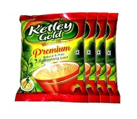 For 280/-(50% Off) Ketley Gold Tea | Premium Assam Tea | CTC Black Tea | 250g x 4 = 1kg at Flipkart