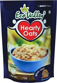 For 99/-(49% Off) Eco Valley Hearty White Oats, 1kg at Amazon India