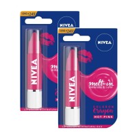 For 199/-(60% Off) NIVEA Coloron Lip Crayon Hot Pink, 3 g (Pack of 2) at Amazon India