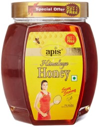 For 296/-(24% Off) Apis Himalaya Honey, 1kg (Buy 1 Get 1 Free) at Amazon India