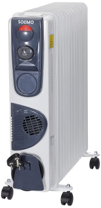 For 5162/-(63% Off) Solimo OFR Room Heater, 13 Fin 2900W Oil Filled Radiator with 400W PTC Fan Heater, ISI Approved (White & Grey) at Amazon India