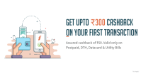 For 250/-(17% Off) Get Upto Rs.300 Cashback & Assured cashback of Rs.50 on DTH, Postpaid, Utility Bills, Datacard & Metro on first transaction at Freecharge
