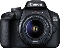 For 18499/-(37% Off) Canon EOS 3000D DSLR Camera Single Kit with 18-55 lens (16 GB Memory Card & Carry Case) at Flipkart