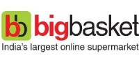 For 800/-(20% Off) 20% FreeCharge Cashback on Rs. 500 and above on first transaction at bigbasket. at Bigbasket